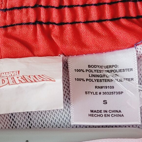 Marvel Spiderman Boys Swim lined Trunks size S - Picture 2 of 9